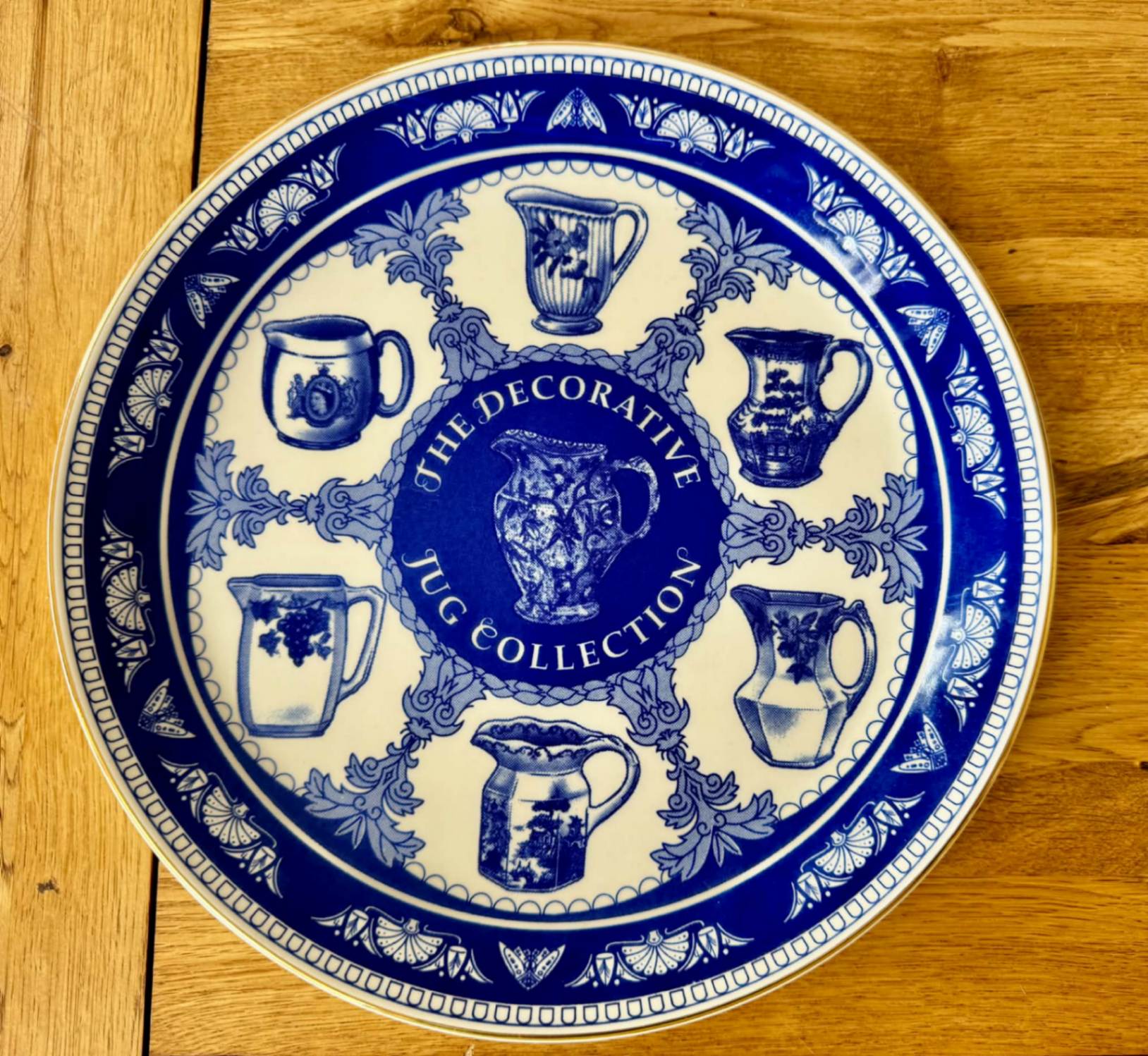 【商品番号076 好評につき 再入荷! Ringtons × Mason's 「The decorative Jug Collection」 プレート 約26cm